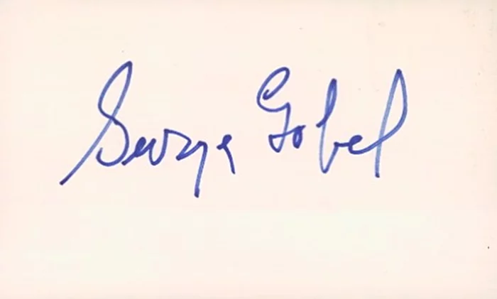 George Gobel autograph