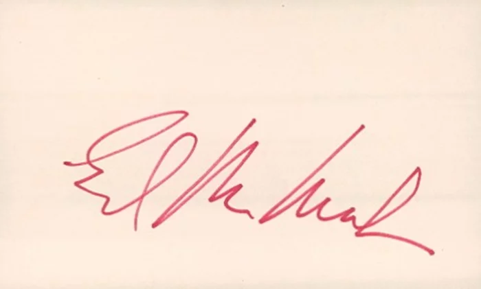 Ed McMahon autograph