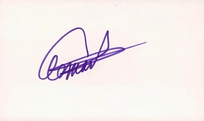 Al Martino autograph