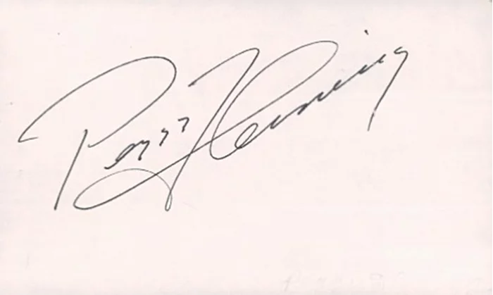 Peggy Fleming autograph