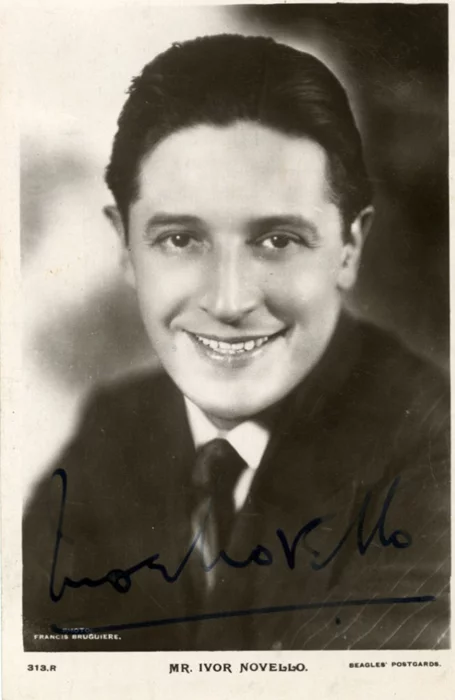 Ivor Novello autograph
