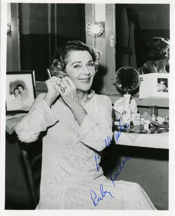 Ruby Keeler autograph