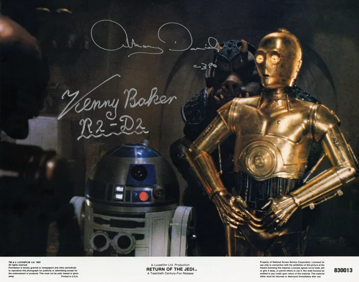 Star Wars Droids autograph