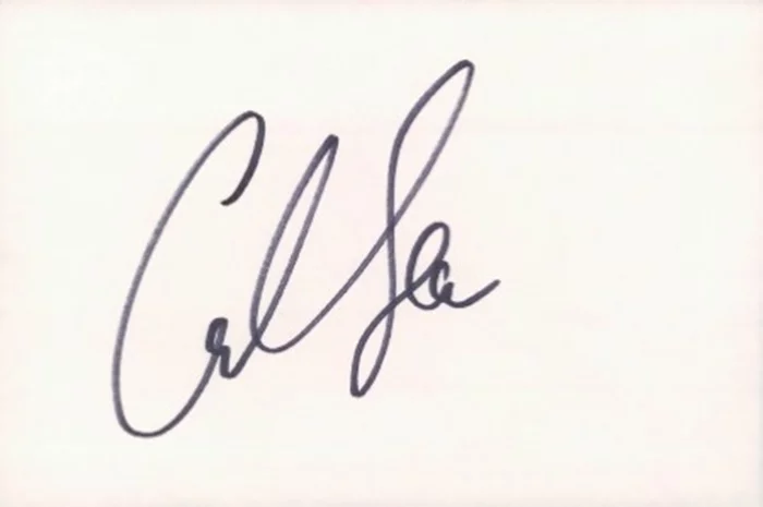 Carl Lewis autograph