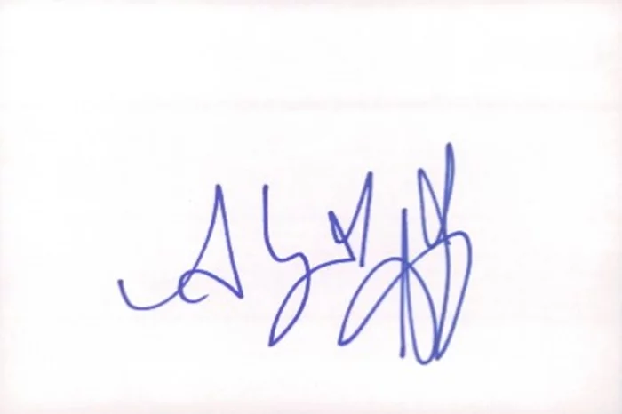 AJ and Aly Michalka autograph