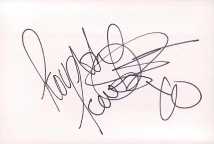 Kourtney Kardashian autograph