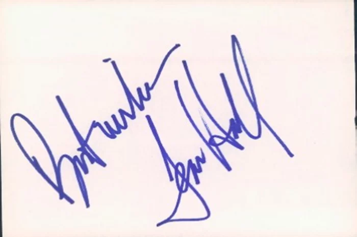 Fawn Hall autograph