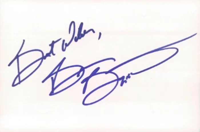 Brian Bosworth autograph
