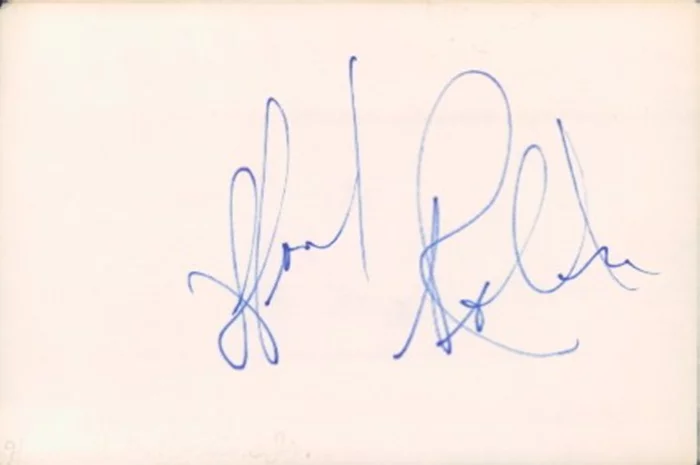 Howard Rollins autograph