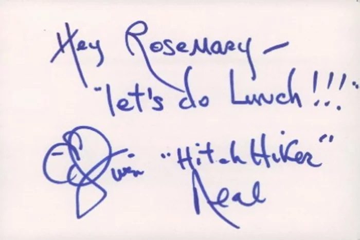 Edwin Neal autograph