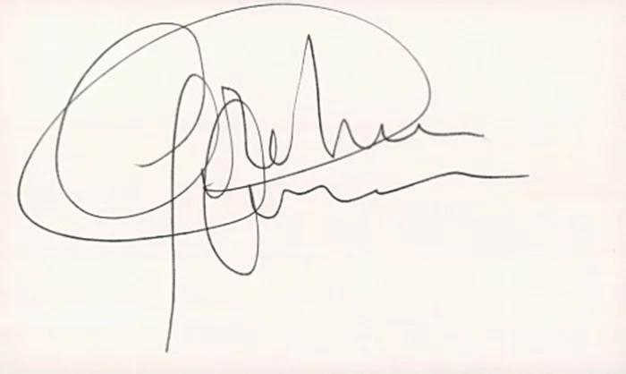 Graham Greene autograph
