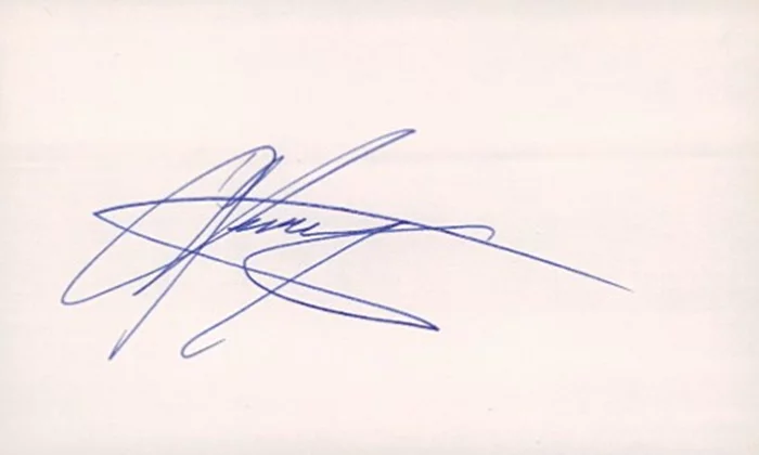 Kenny G autograph