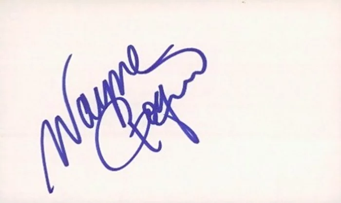 Wayne Rogers autograph