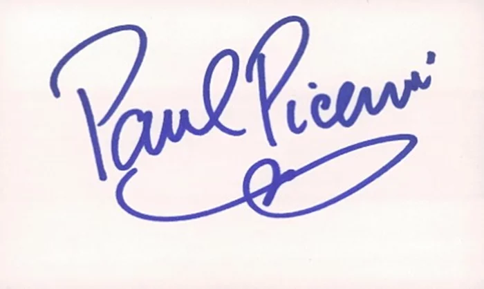 Paul Picerni autograph