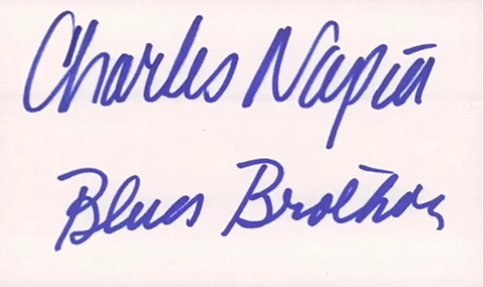 Charles Napier autograph