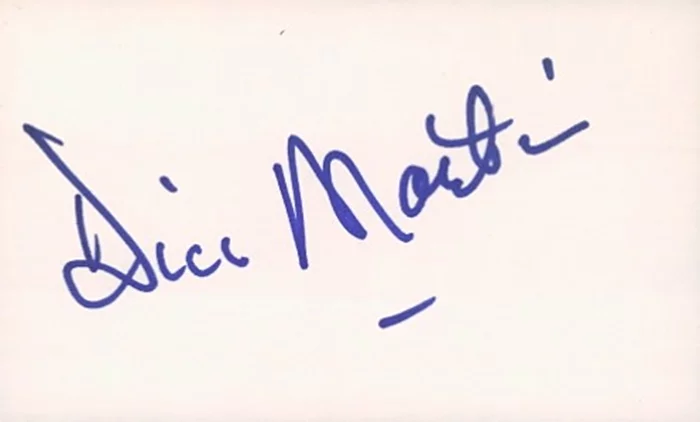 Dick Martin autograph