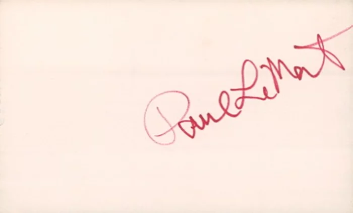 Paul LeMat autograph