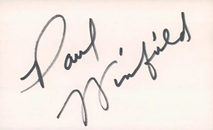 Paul Winfield autograph