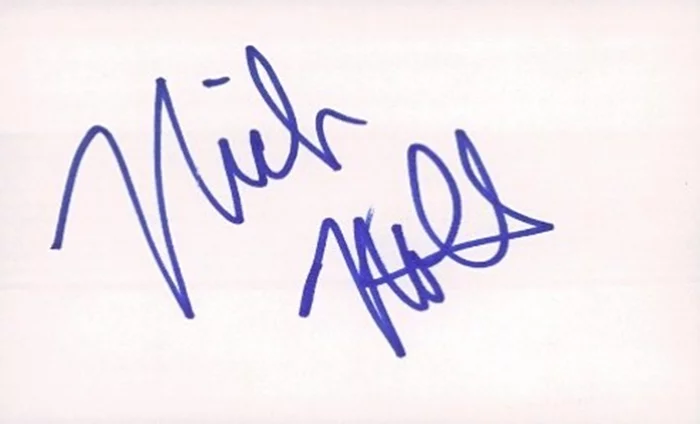 Nick Nolte autograph