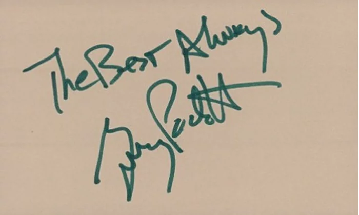 Gary Puckett autograph