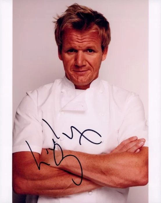 Gordon Ramsay autograph