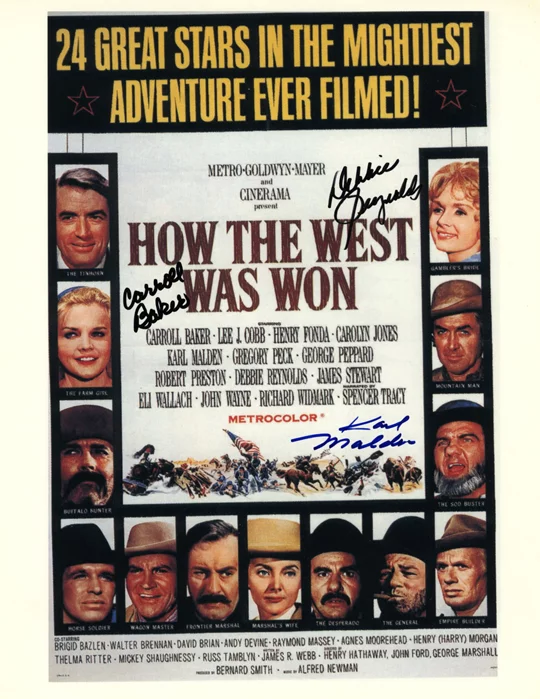 How The West Was Won autograph