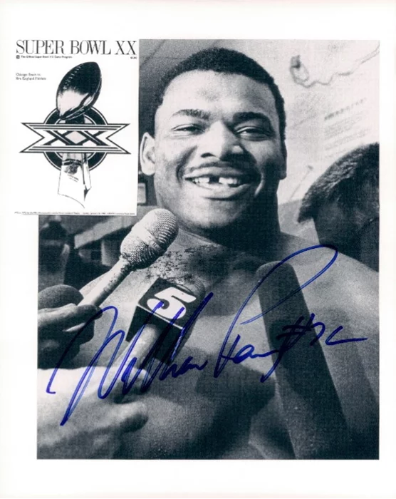 William 'The Fridge' Perry autograph