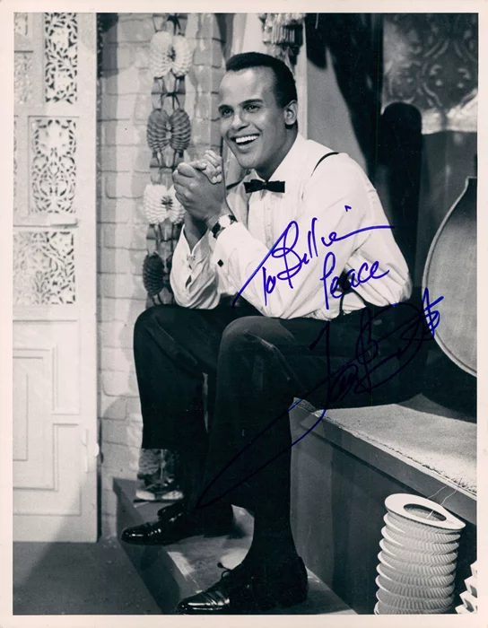Harry Belafonte autograph