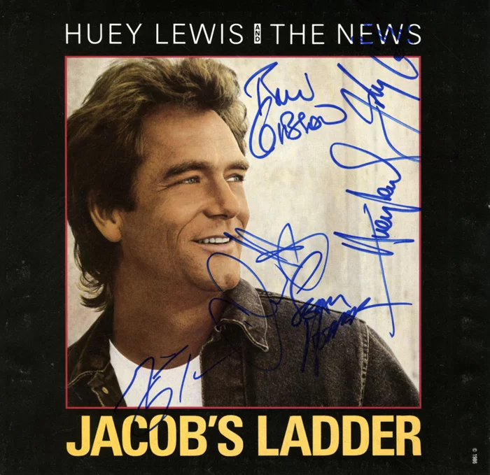 Huey Lewis and The News autograph
