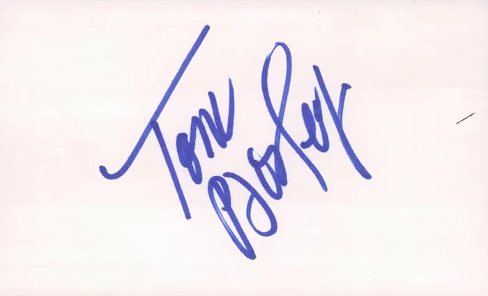 Tom Bosley autograph