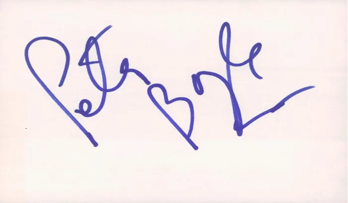 Peter Boyle autograph