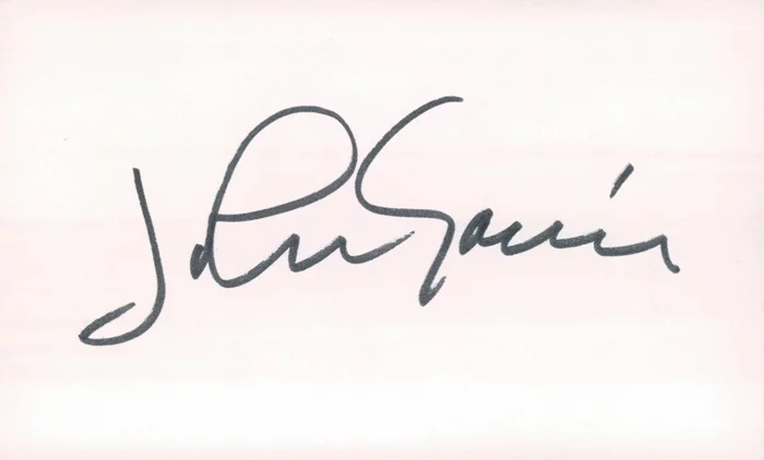 John Gavin autograph
