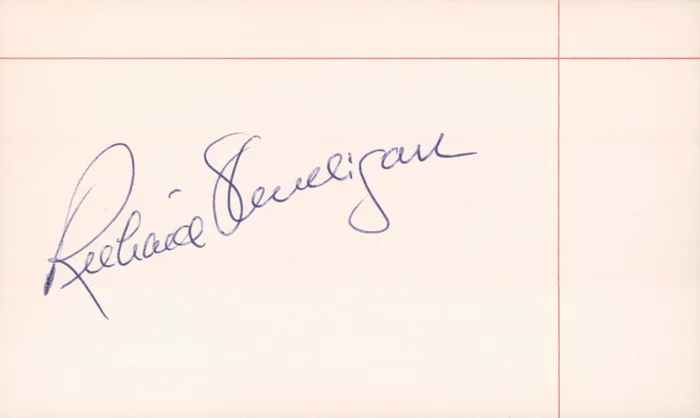 Richard Mulligan autograph