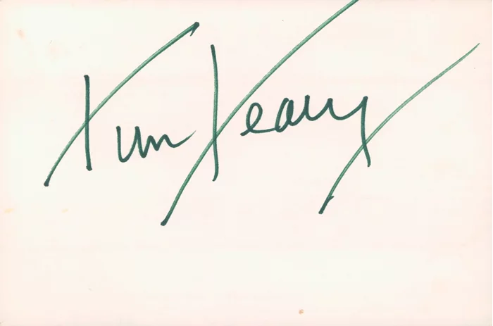 Timothy Leary autograph