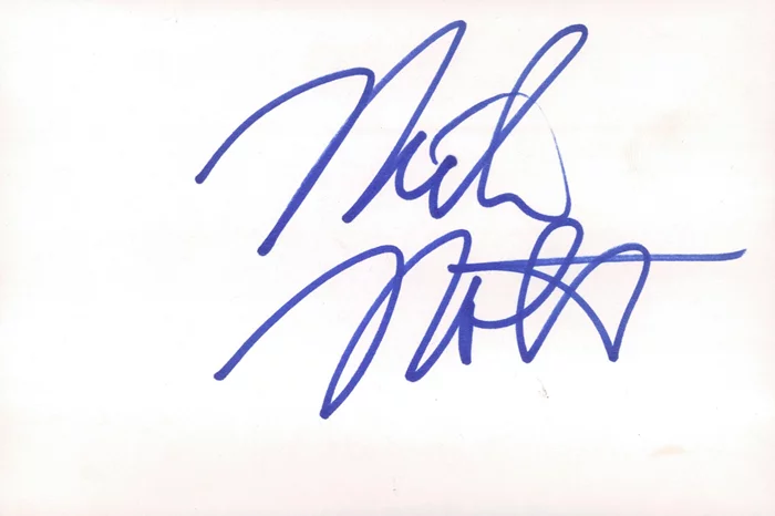 Nick Nolte autograph