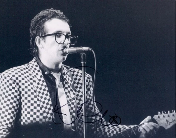 Elvis Costello autograph