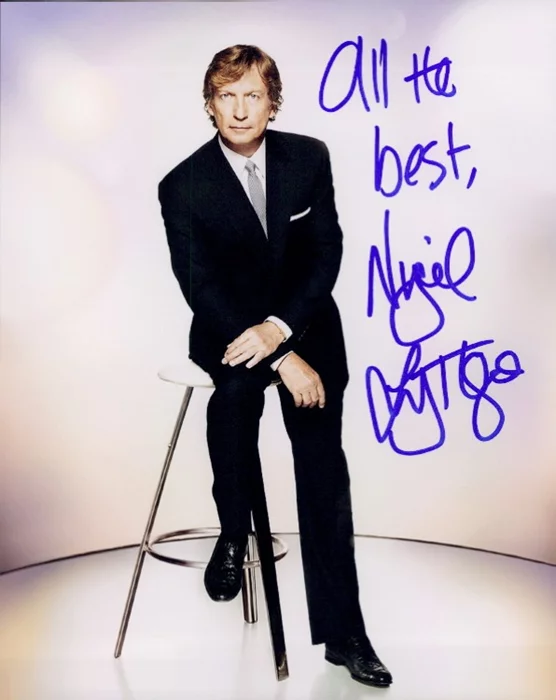 Nigel Lythgoe autograph
