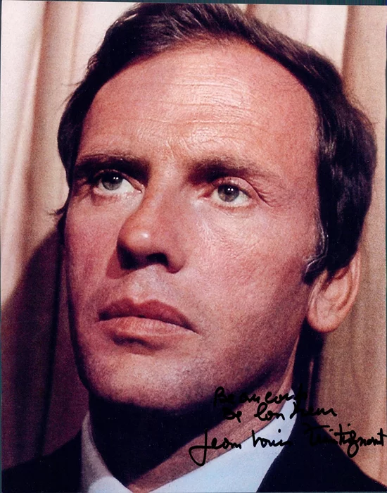 Jean-Louis Trintignant autograph