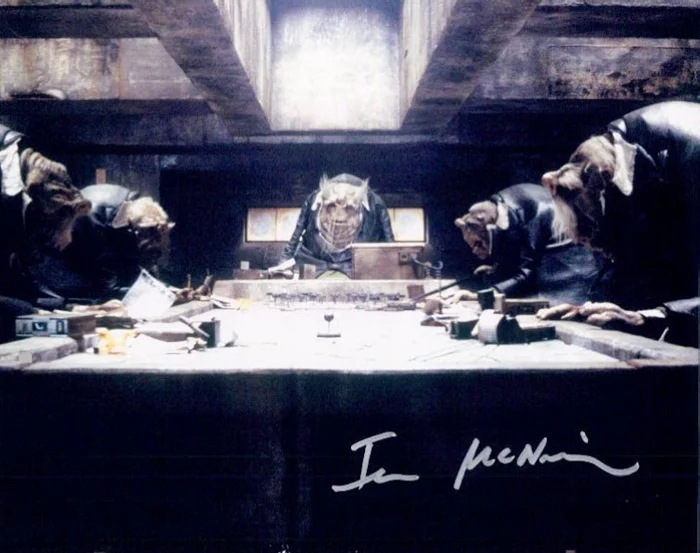 Ian McNeice autograph