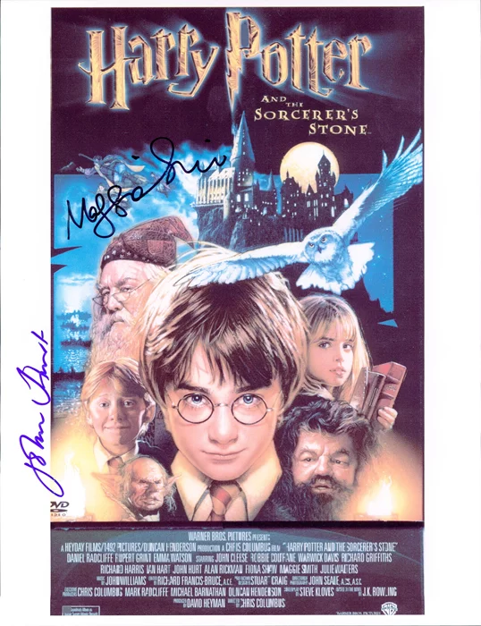 Harry Potter and The Sorcerers's Stone autograph