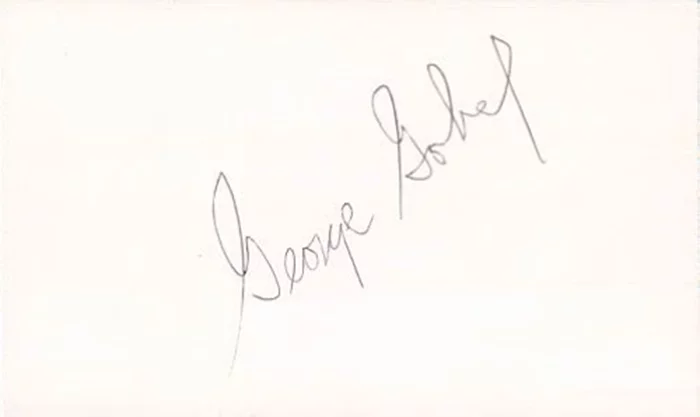 George Gobel autograph