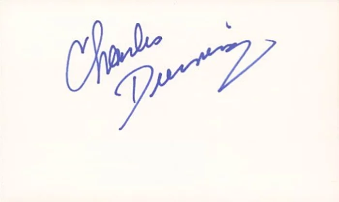 Charles Durning autograph