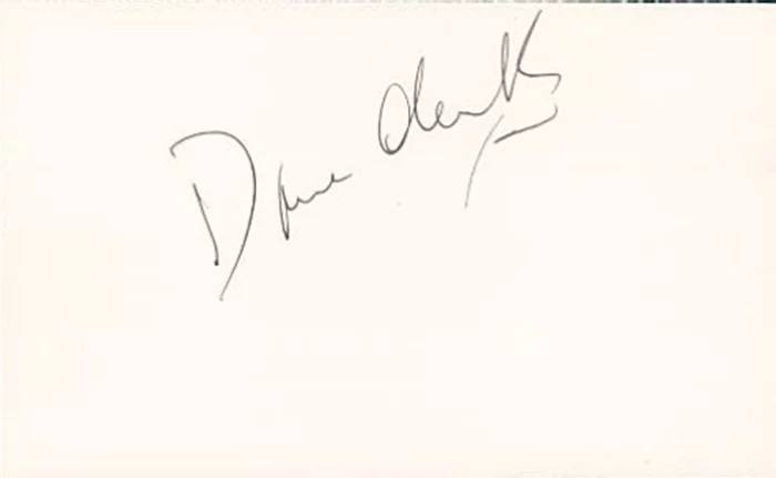 Dane Clark autograph