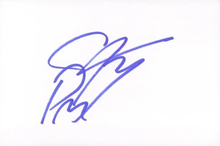 C.M. Punk autograph