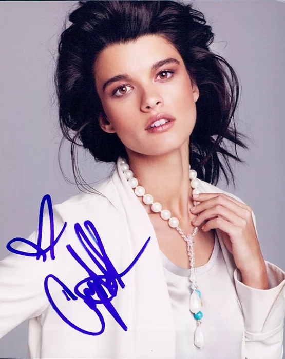 Crystal Renn autograph