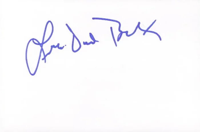 Leslie David Baker autograph