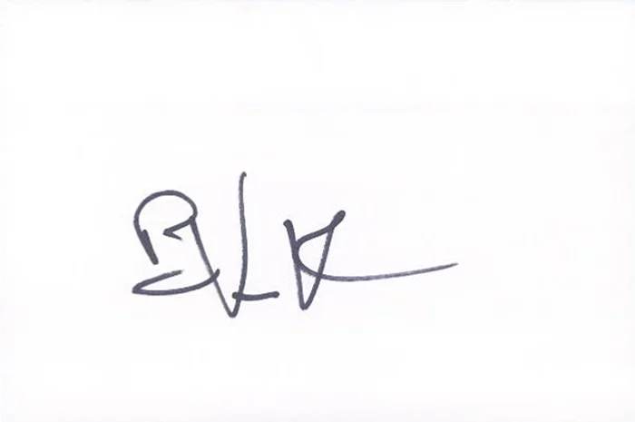 Brian Van Holt autograph