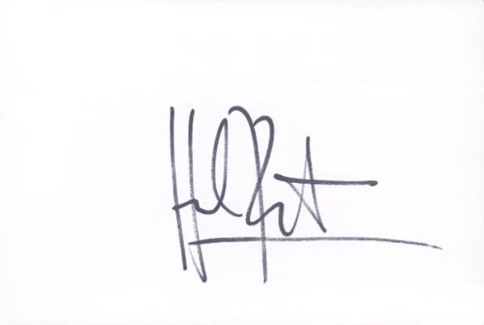 Harald Zwart autograph