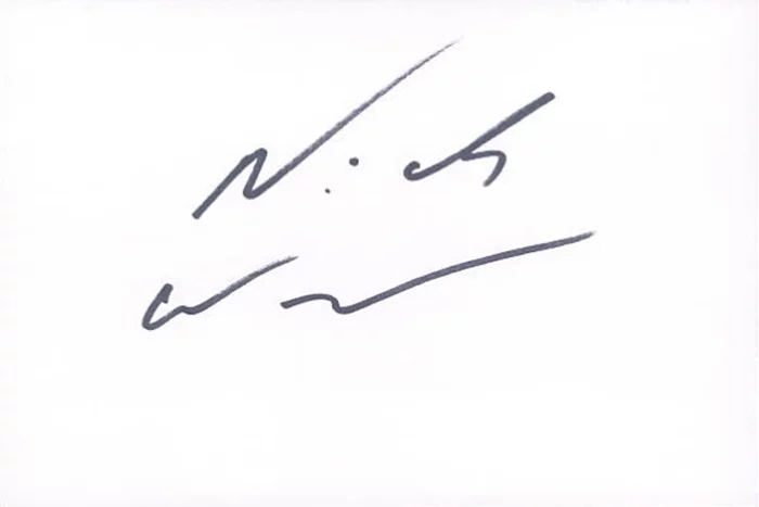 Nick Wechsler autograph