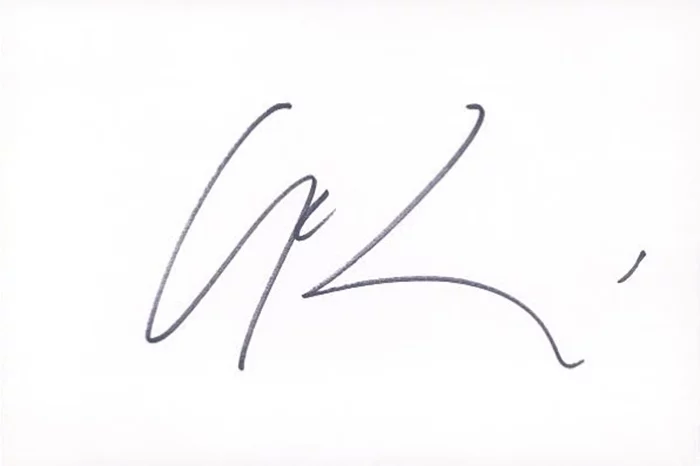 Guy Ritchie autograph